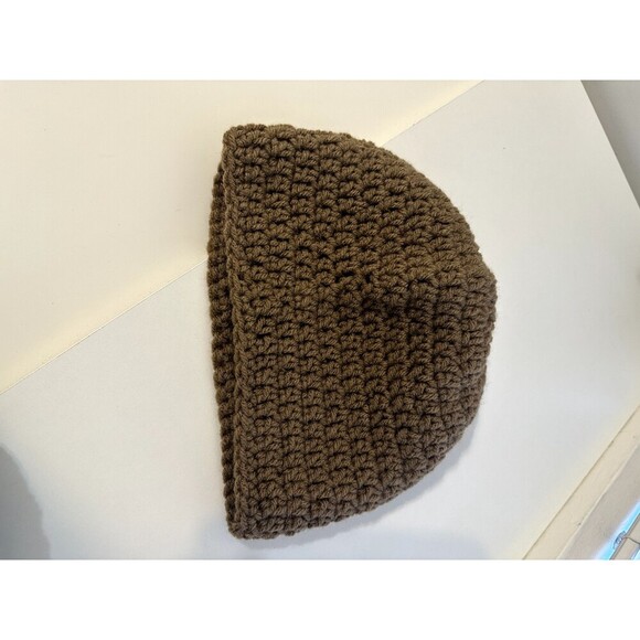 Crochet Beanie One Size Boho Grandmacore Grandpa Classic Beachy Boho Heritage - Picture 5 of 9